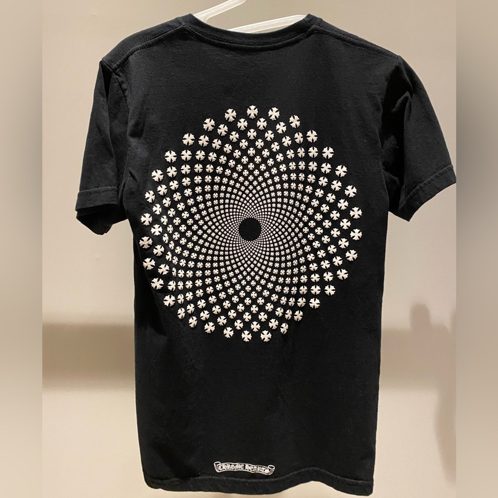 Chrome Hearts Black and White Graphic Tee